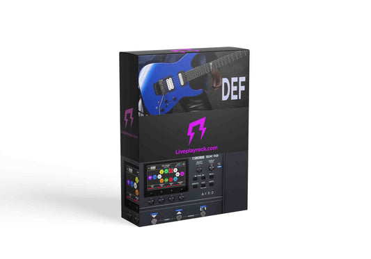 Def Leppard style BOSS GX-10 presets