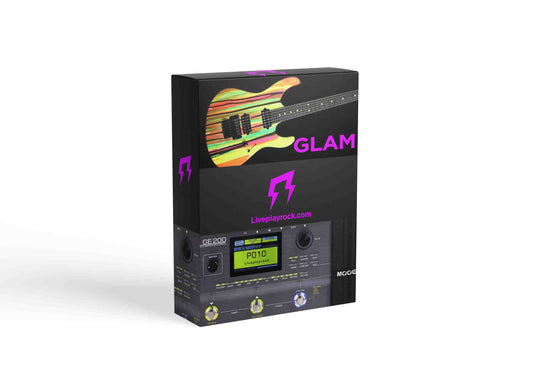 Glam rock style Mooer GE 200 patches