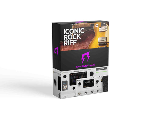 Iconic Rock riff Ampero II and Ampero II Stage presets