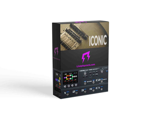 Iconic riff BOSS GX-100 presets