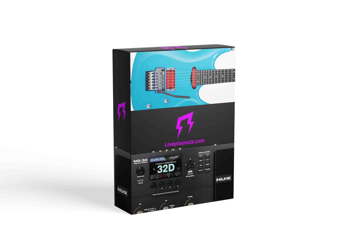 Joe Satch Satriani style Nux MG-30 presets