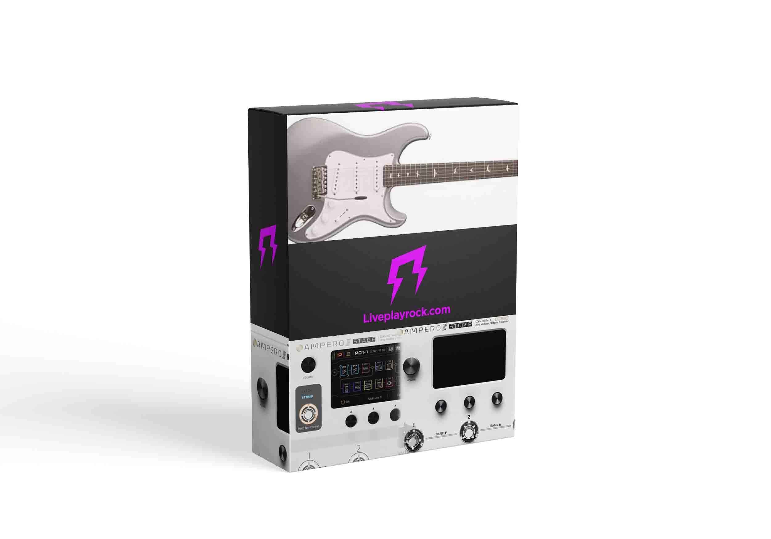 Hotone Ampero II Stomp guitar presets with IR + NAM Liveplayrock