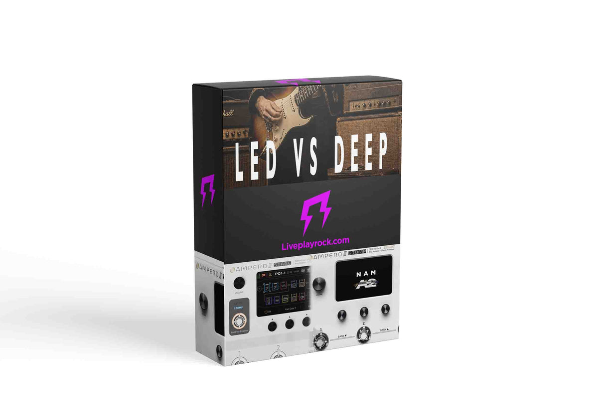 Led Zep vs Deep Ampero II and Ampero II Stage and Stomp presets