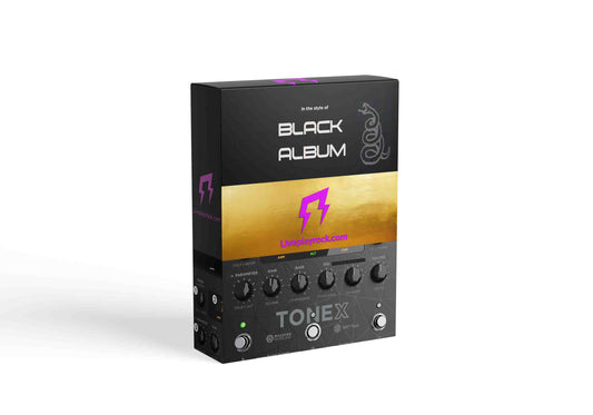 Metallica The black album style ToneX presets