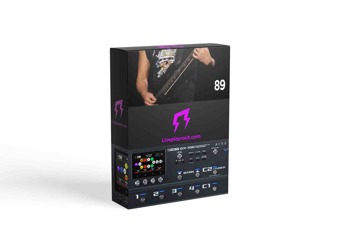 Master of Met live Seattle 1989 style BOSS GX-100 presets