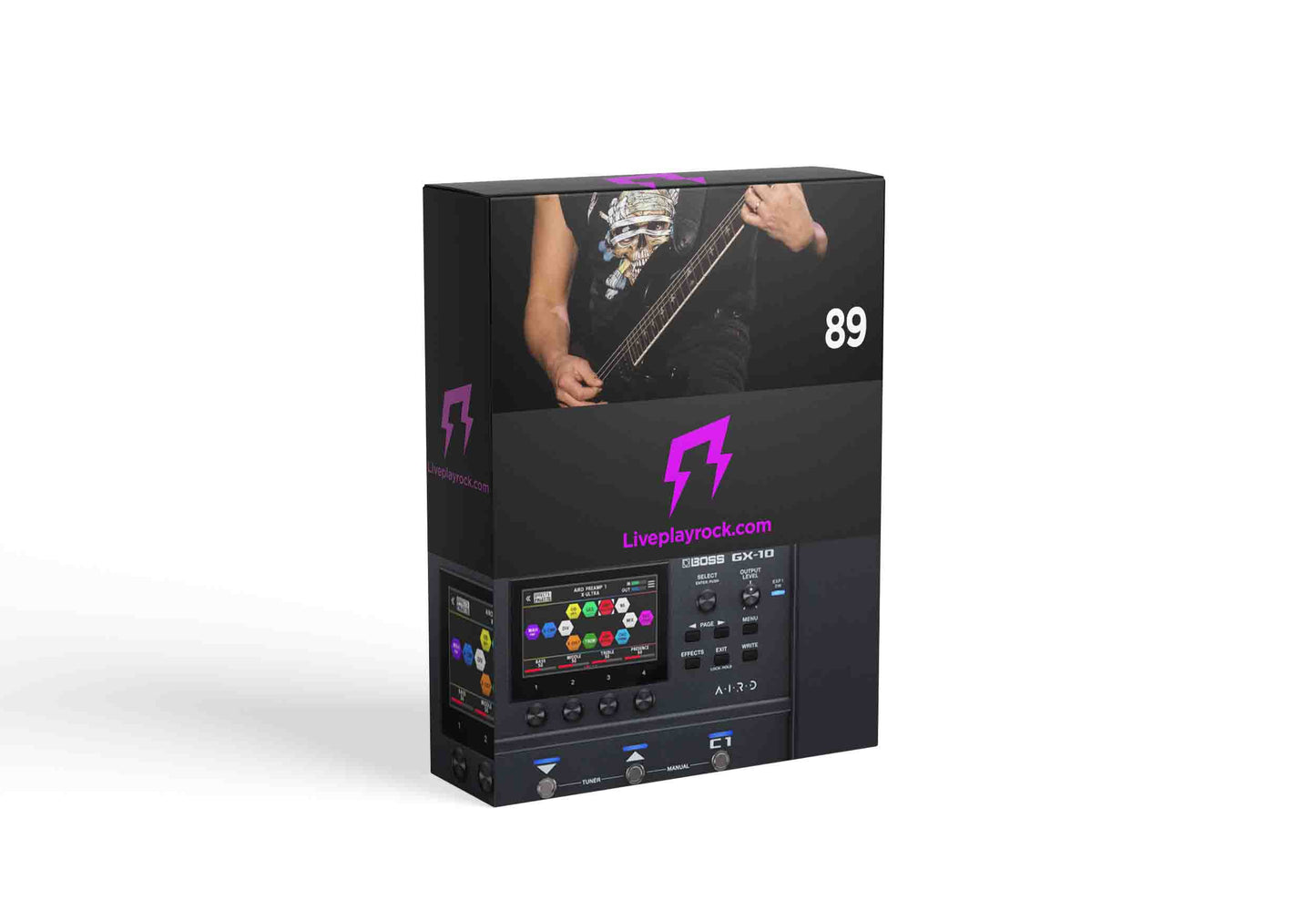 Master of Met live Seattle 1989 style BOSS GX-10 presets