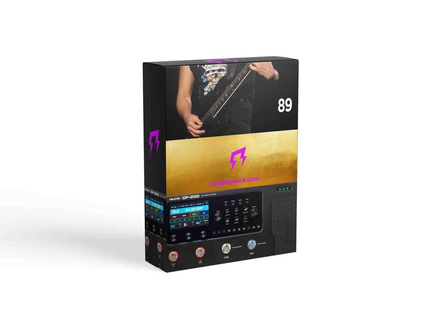 Master of Met live Seattle 1989 style Valeton GP-200 presets