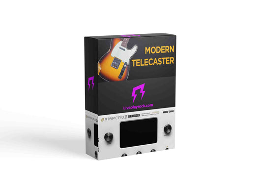 Modern Telecaster tones Ampero II Stomp presets