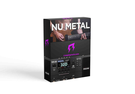 Nu Metal style Nux MG-30 presets