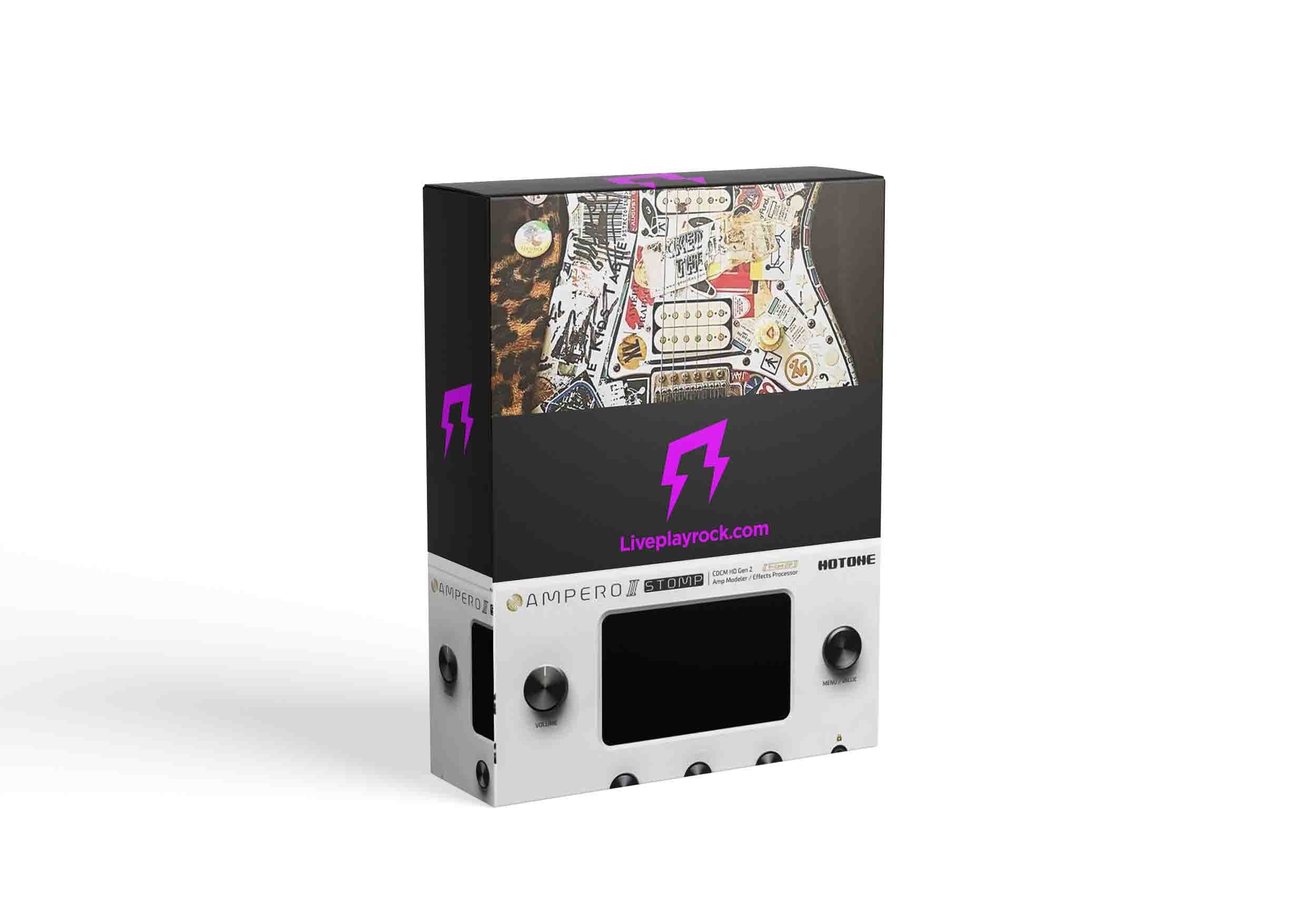 Punk Rock style Ampero II Stomp Liveplayrock guitar presets