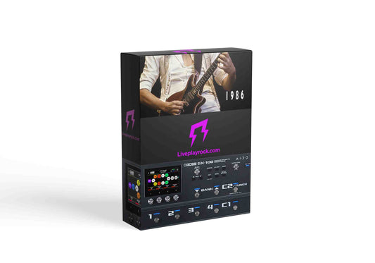The Royal live Wembley 1986 style BOSS GX-100 presets