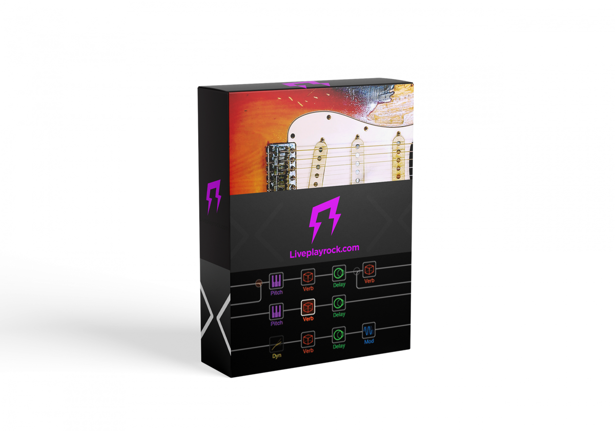 SPI Crimson Sky ギターエフェクター Line 6 Helix HX Stomp Red pepper | Guitar presets by Liveplayrock