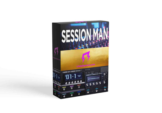 Session man BOSS GT-1000 and GT-1000 CORE presets