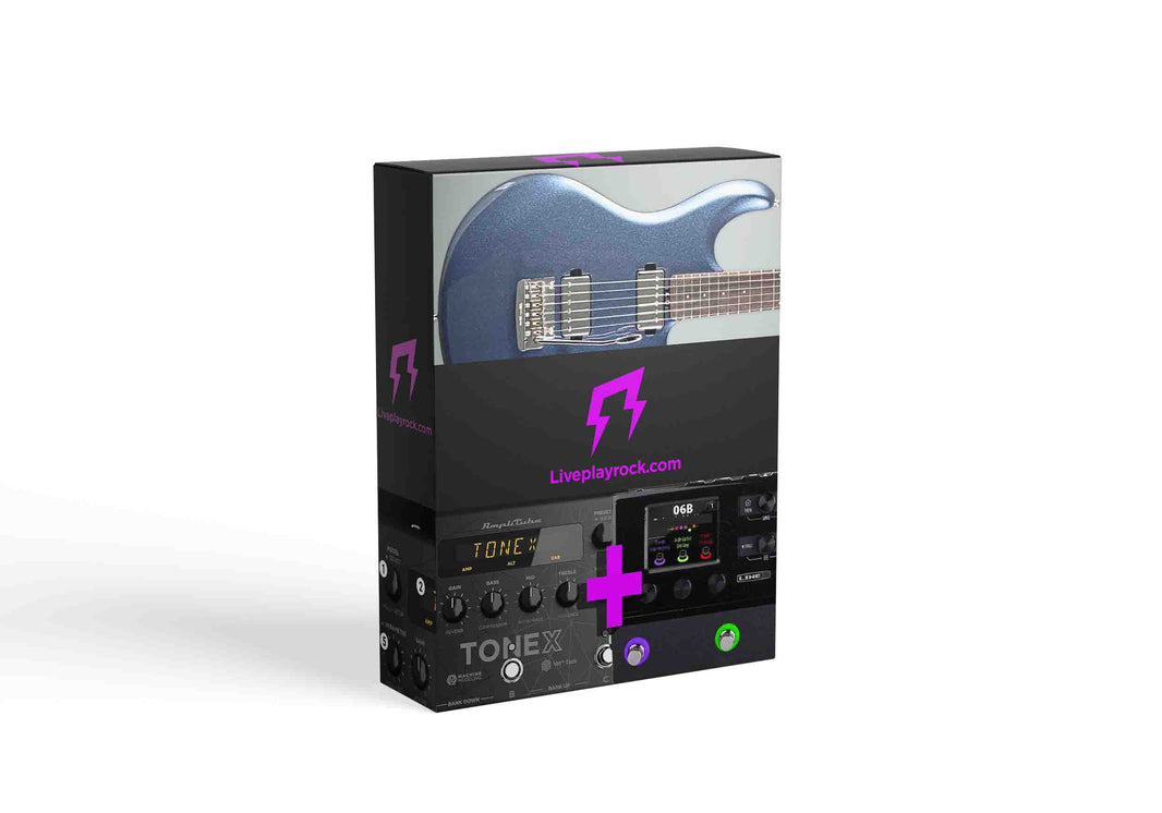 TONEX and HX STOMP Liveplayrock guitar presets combination