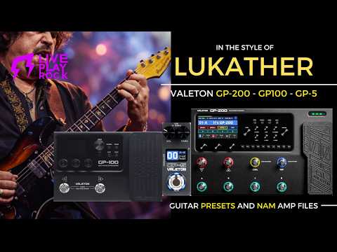 Lukather style Valeton GP-100 Liveplayrock guitar presets and NAM