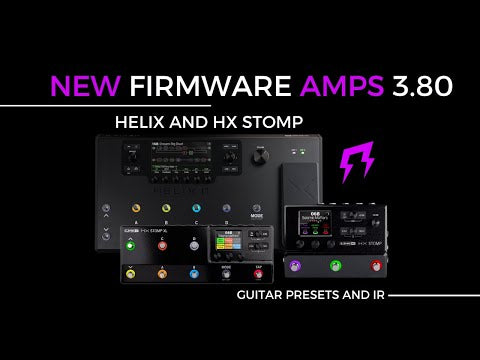 ギター Line6 HX Stomp Firmware 3.80.0 HX 3.80 Helix HX Stomp new firmware update Line6 Liveplayrock