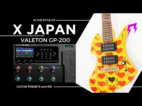 X Japan style Valeton GP-200 Liveplayrock guitar presets and IR