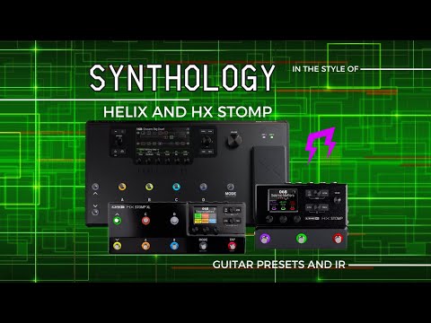 Line 6 Helix HX Stomp Synthology | Guitar presets by Liveplayrock