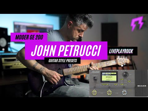 Mooer GE 200 John Petrucci style | Guitar presets by Liveplayrock