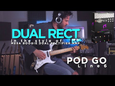 Line 6 Pod Go Dual Rectifier amp custom guitar presets