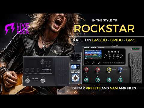 80s Rockstar Valeton GP-5 Liveplayrock guitar presets NAM IR
