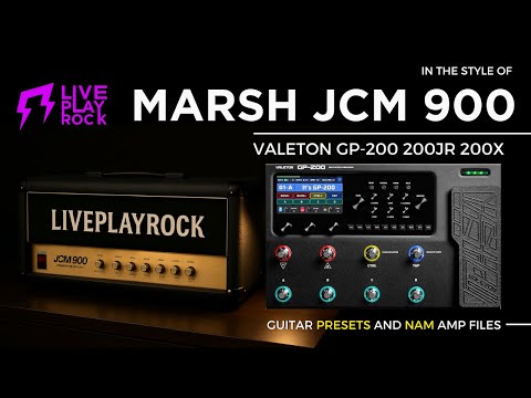 Marsh Jcm900 amp Valeton GP-200 presets